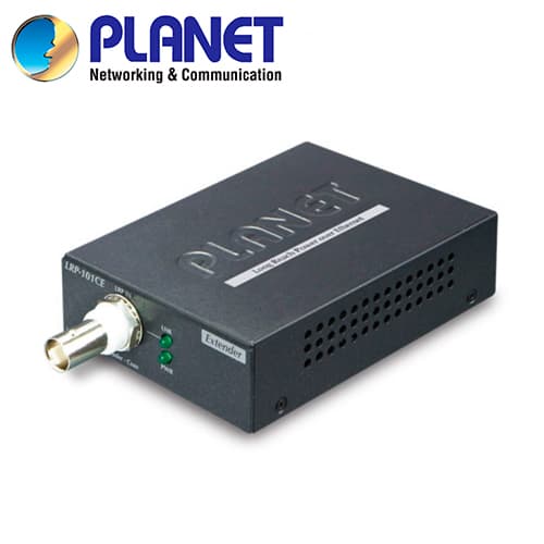EXTENSOR POE POR COAXIAL PLANET LRP-101CE 1CH 1KM - Miniatura 2