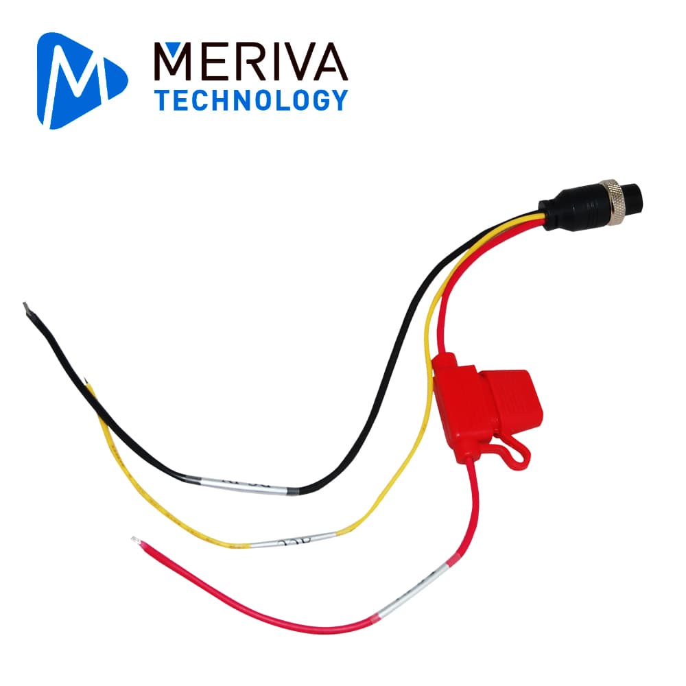 CABLE DE ALIMENTACION STREAMAX MDVR-SOURCE / CONECTOR DIN 9 PINES / ALIMENTACION DE MDVRS / CUENTA CON FUSIBLES DE PROTECCION CONTRA DESCARGAS ELECTRICAS / COMPATIBLE CON MDVRS SERIE M1N 2.0 Y MX3NPRO - Miniatura 2