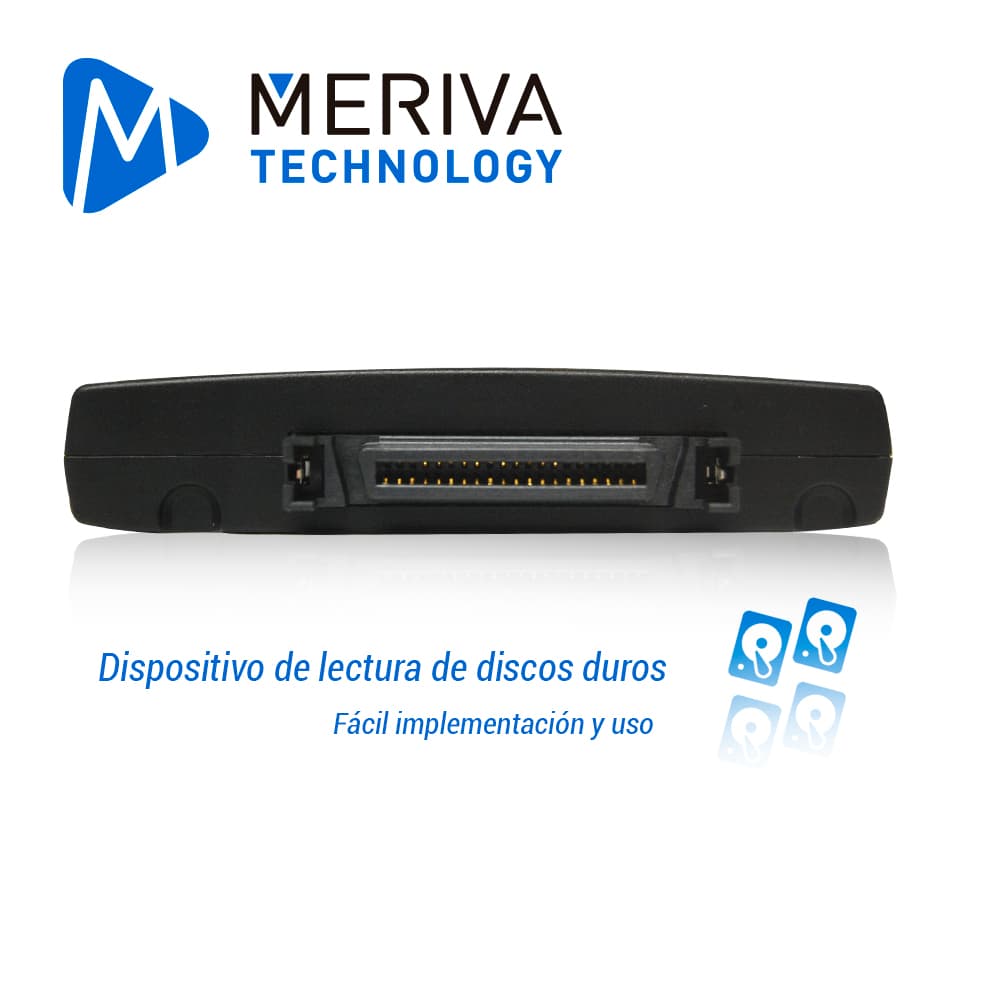 LECTOR DE DISCOS DUROS MERIVA TECHNOLOGY MHDD8000 INTERFAZ PARA DESCARGAR GRABACIONES DESDE UN DISCO DURO A UNA PC / 12VCD  - Miniatura 3