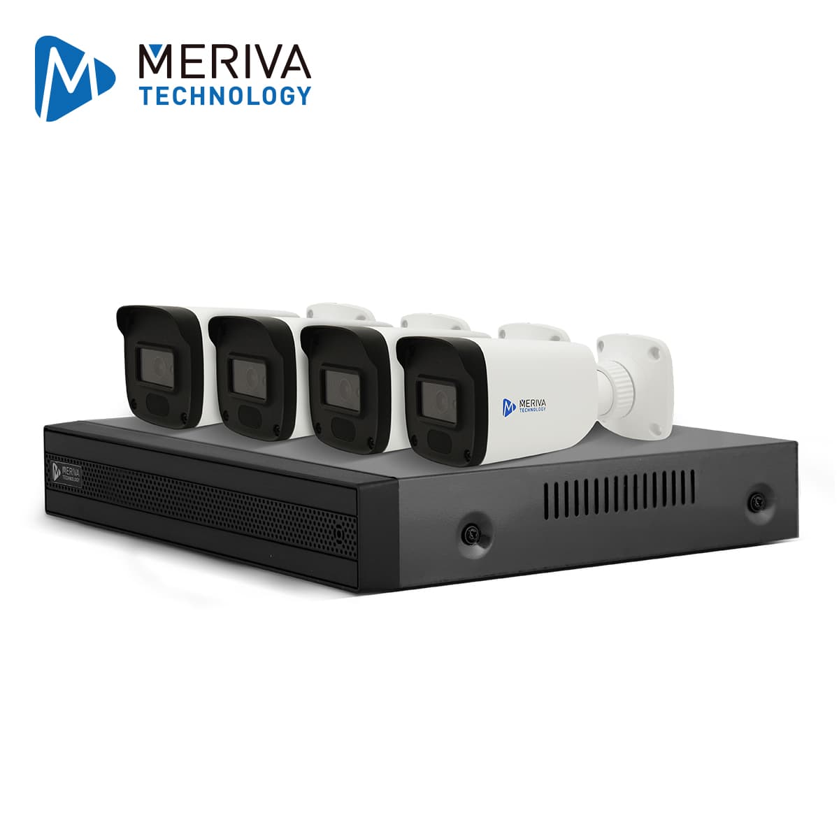 KIT 4X4 MKIT927 INCLUYE 1 DVR 4CH MXVR-4004A 1080P-LITE + 4 CAMARAS BULLET 1080P 2MP 2.8MM MBASHD2202 + 4 CABLES 18MTS C/U + FUENTE DE PODER Y DISTRIBUIDOR DE ENERGIA N9000 ANALITICA BASICA P2P 2.0 CLOUD - Miniatura 3