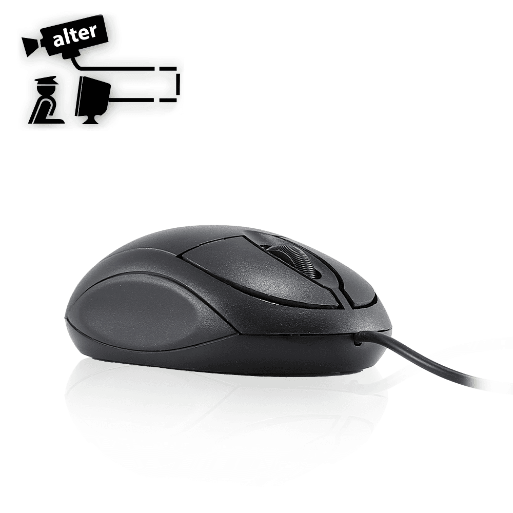 MOUSE NEGRO ALAMBRICO - Miniatura 2
