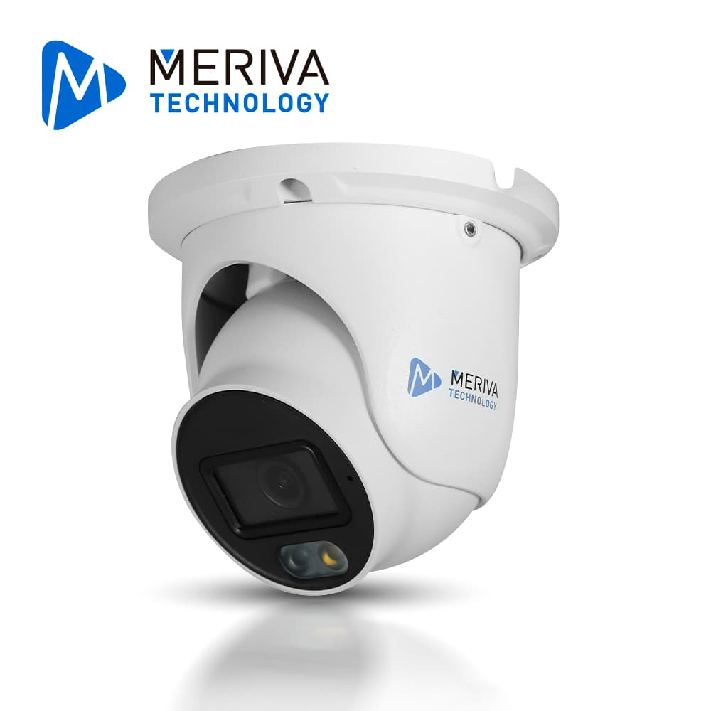 CAMARA IP TURRET MERIVA TECHNOLOGY MTD-202FS4D / 2MP / H.265+ / 2.8MM / ILUMINACION DUAL (20 - 30M IR / LUZ CALIDA) / IP67 / METALICA / 12 VCD / POE / SOPORTA MICRO SD HASTA 256 GB (NO INCLUIDA) / ENTRADA DE AUDIO / MICROFONO INTEGRADO / MIA 2.0 / ON - Miniatura 2
