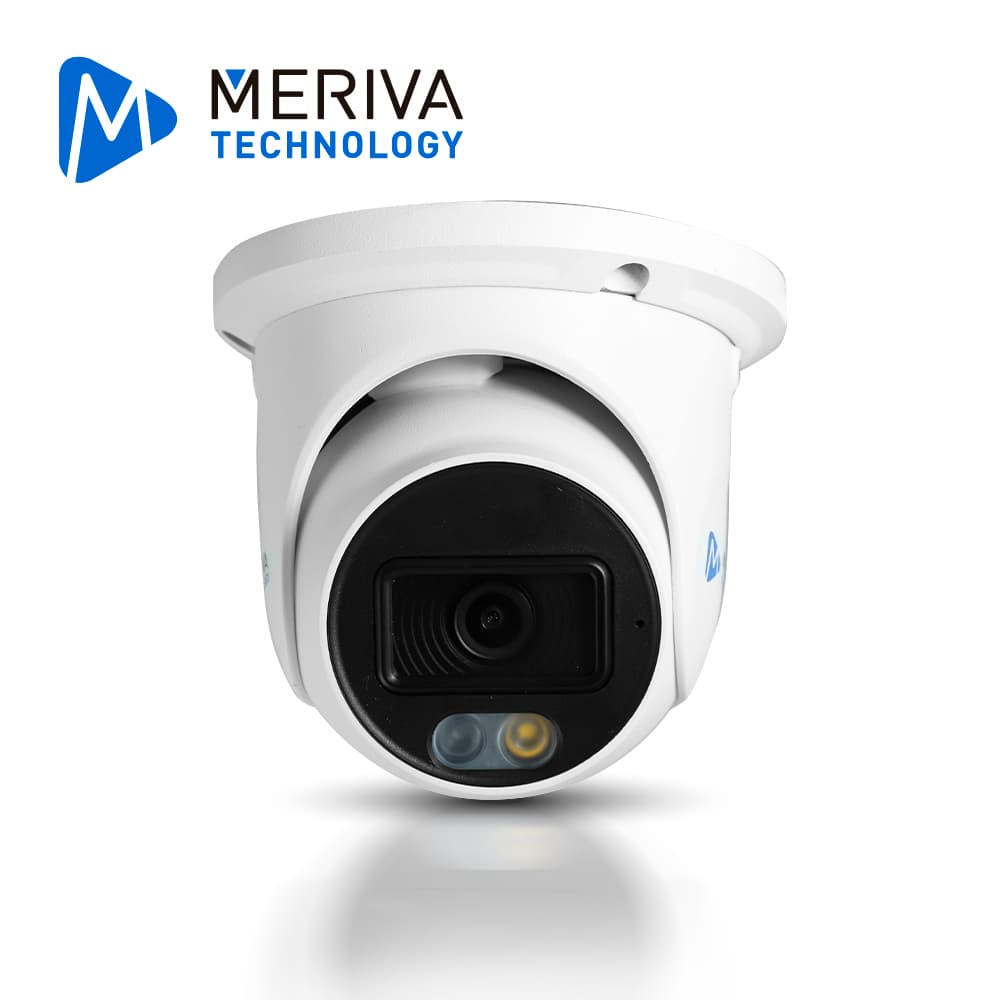 CAMARA IP TURRET MERIVA TECHNOLOGY MTD-202FS4D / 2MP / H.265+ / 2.8MM / ILUMINACION DUAL (20 - 30M IR / LUZ CALIDA) / IP67 / METALICA / 12 VCD / POE / SOPORTA MICRO SD HASTA 256 GB (NO INCLUIDA) / ENTRADA DE AUDIO / MICROFONO INTEGRADO / MIA 2.0 / ON - Miniatura 3