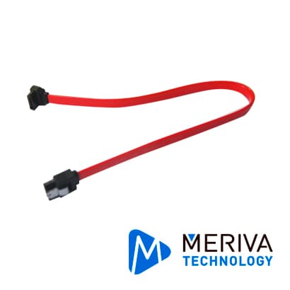 CABLE MINI SATA MERIVA TECHNOLOGY MVA-SATA1 PARA DISCOS DUROS COMPATIBLE CON NVR Y DVR MERIVA ULTRA DELGADO - Miniatura 2