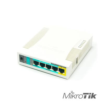 RUTEADOR INALAMBRICO MIKROTIK RB951UI-2HND,2.4GHZ, 5 FAST GABINETE DE PLASTICO IDEAL PARA CASA U OFICINA. - Miniatura 2