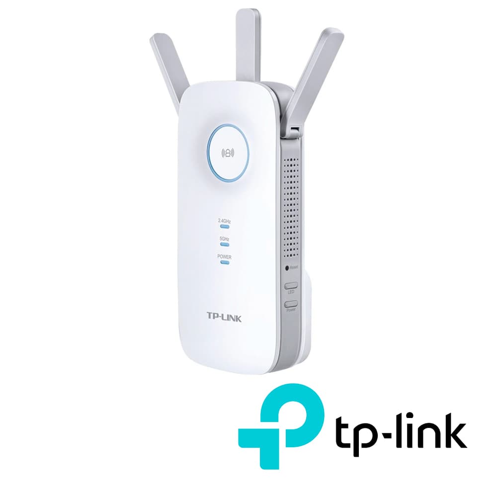 EXTENSOR DE COBERTURA WI-FI / TP-LINK RE450 AC1750 / PUERTO RJ-45 10/100/1000MBPS / ENCHUFADO A PARED / 3 ANTENAS EXTERNAS / BANDA 2.4GHZ Y 5GHZ / MODOS EXTENSOR Y ACCESS POINT / 10W DE CONSUMO. - Miniatura 2