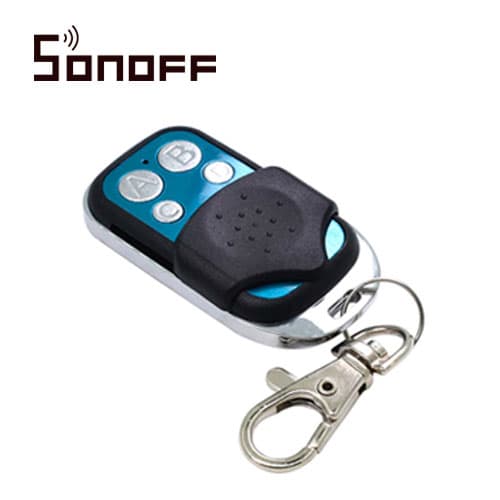 CONTROL REMOTO RF SONOFF REMOTE 433 4 BOTONES TAPA DESLIZABLE BATERIA 27A FRECUENCIA 433.92 MHZ CODIGO FIJO - Miniatura 2
