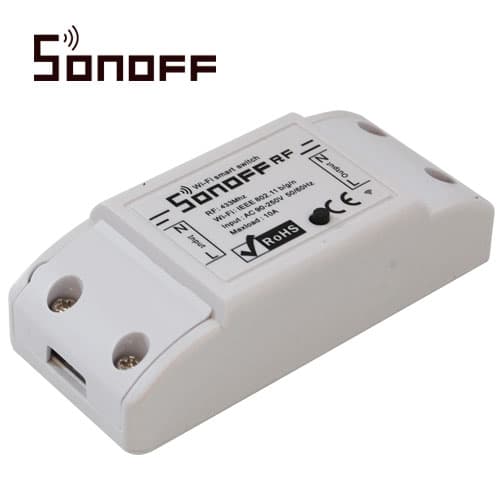 INTERRUPTOR ON/OFF SONOFF RF SMART INALAMBRICO WIFI PARA SOLUCION DE SMART HOME CON TEMPORIZADOR PARA IOS Y ANDROID COMPATIBLE CON ALEXA/GOOGLE HOME/NEST/IFTTT 1CH WIFI 2.4GHZ HASTA 10AMP SOPORTA CONTROL REMOTO PARA INTERIOR DE 433MHZ (MODELO REMOTE4 - Miniatura 2