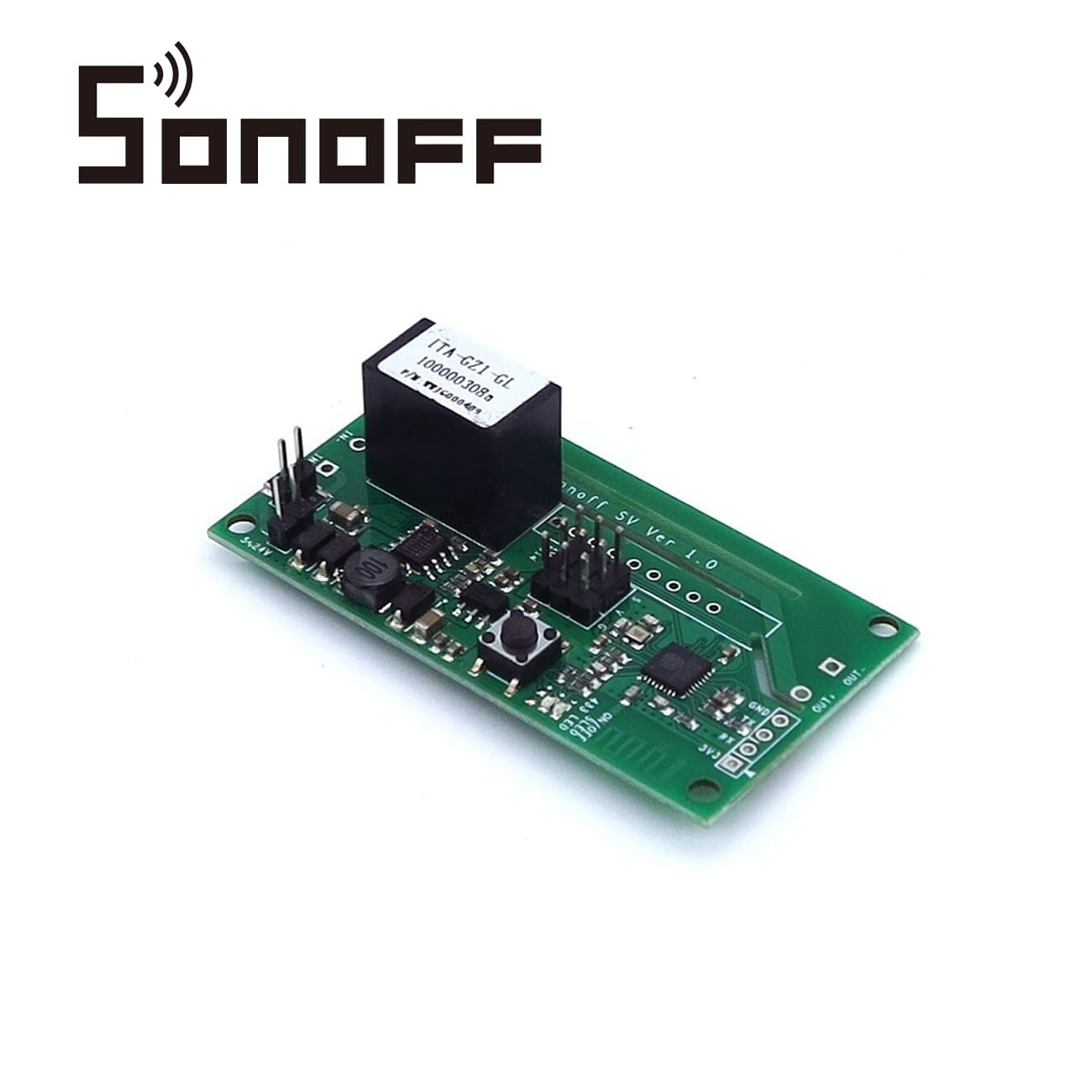 MODULO INTERRUPTOR INTELIGENTE SONOFF SV DE BAJO VOLTAJE 5 A 24V COMPATIBLE CON ASISTENTES VIRTUALES - Miniatura 2