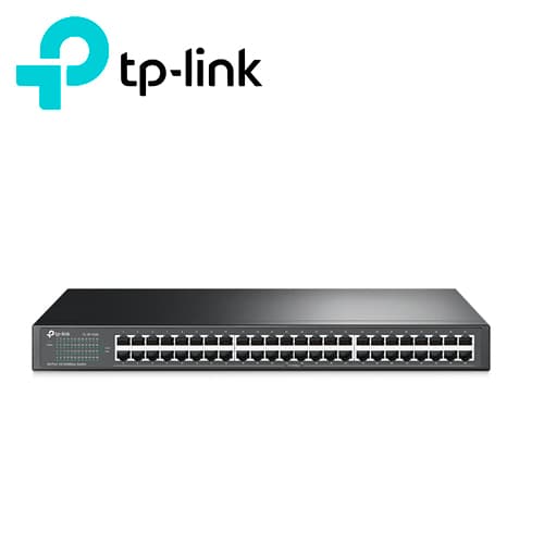 SWITCH NO ADMINISTRABLE TP-LINK TL-SF1048 / CUENTA CON 48 PUERTOS RJ45 10/100 MBPS / MONTAJE EN RACK / TECNOLOGIA GREEN ETHERNET DE EFICIENCIA ENERGETICA / USO INTERIOR / PLUG AND PLAY - Miniatura 2