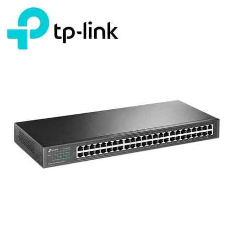SWITCH NO ADMINISTRABLE TP-LINK TL-SF1048 / CUENTA CON 48 PUERTOS RJ45 10/100 MBPS / MONTAJE EN RACK / TECNOLOGIA GREEN ETHERNET DE EFICIENCIA ENERGETICA / USO INTERIOR / PLUG AND PLAY - Miniatura 3
