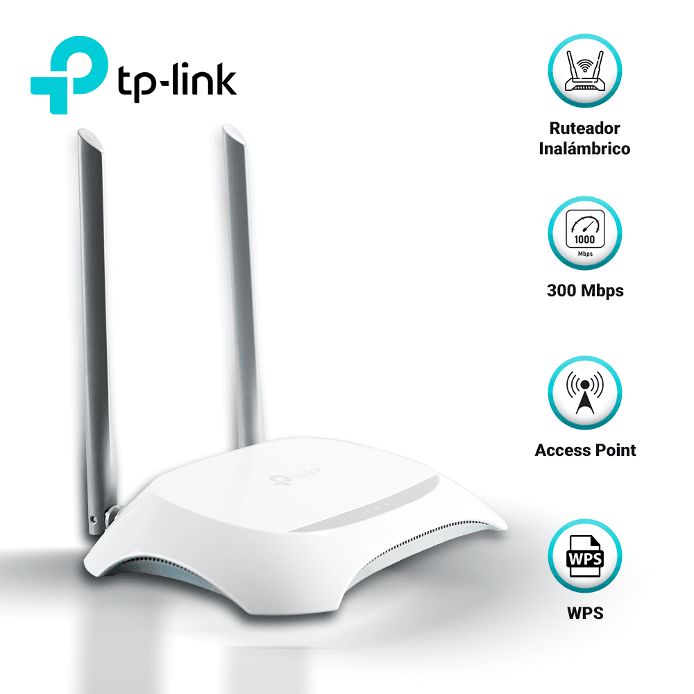 ROUTER INALAMBRICO TL-WR840N TP-LINK / 1 PUERTO WAN 10/100 MBPS / 4 PUERTOS LAN 10/100 MBPS / MODOS DE OPERACION: RUTEADOR-EXTENSOR DE RANGO-PUNTO DE ACCESO-MODO WISP / FRECUENCIA DE 2.4GHZ B/G/N / VELOCIDADES DE HASTA 300 MBPS - Miniatura 2