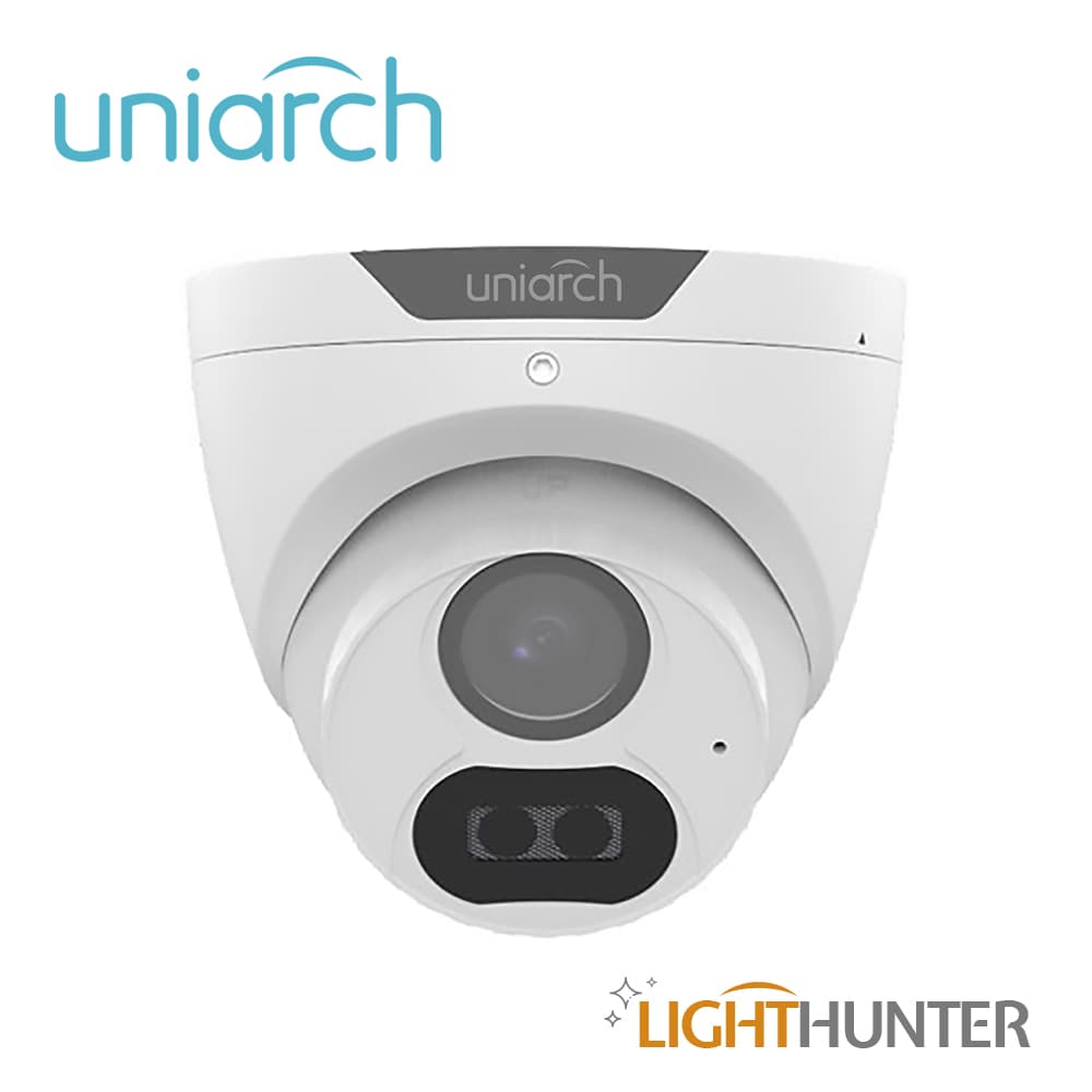 CAMARA ANALOGICA LIGHTHUNTER TURRET UNIARCH UAC-T122-AF28LM / UAC-T122-AF28LM-H / 2MP / AHD/TVI/CVI/CVBS / LENTE FIJO 2.8 MM / 12 VCD / IP67 / IR 20M / DWDR / MENU OSD / MICROFONO INTEGRADO / DEFOG / 3 AXIS / INTERIOR / EXTERIOR / METAL PLASTICA - Miniatura 2