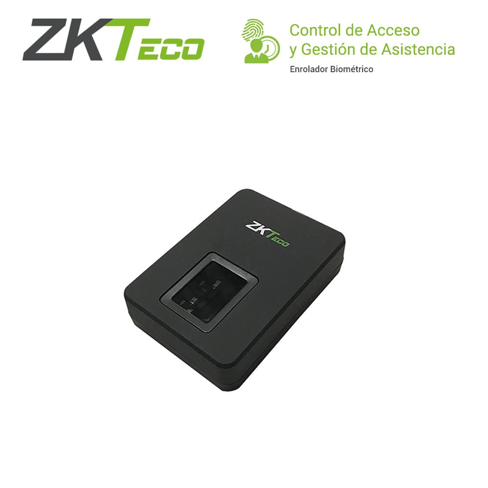 ENROLADOR BIOMETRICO USB ZKTECO ZK9500 COMPATIBLE CON ZKBIO CVSECURITY, ZKBIO CVACCESS, BIOTIME PRO, REGISTRA HUELLAS *SDK SIN COSTO* - Miniatura 2