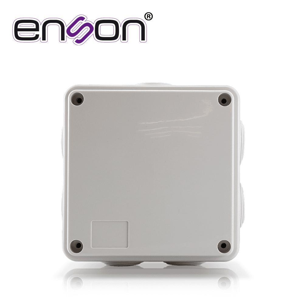 CAJA DE PLASTICO ENSON ENS-PCB1010 100X100X50 MM CON SELLO DE GOMA GRADO DE PROTECCION IP66 MULTIPLES CONEXIONES A TUBERIA DE 1 PULGADA - Miniatura 3
