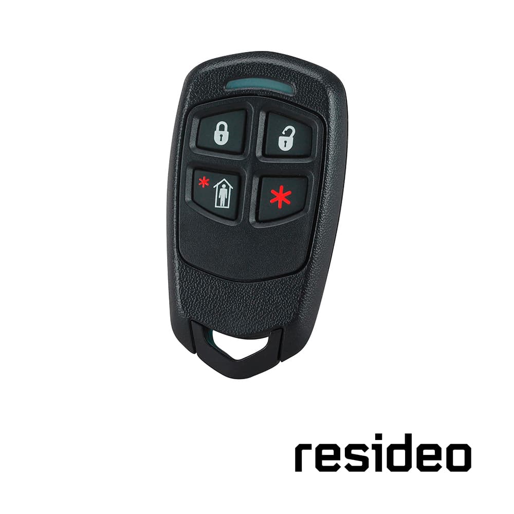 LLAVERO DE RESIDEO 5834-4 4 BOTONES/ COMPATIBLE CON PANELES DE LA SERIE VISTA O SERIE LYNX/ MODO DE ALTA SEGURIDAD/ OFRECE FACIL CONTROL DE TU SISTEMA DE SEGURIDAD / BATERIA INCLUIDA - Miniatura 2