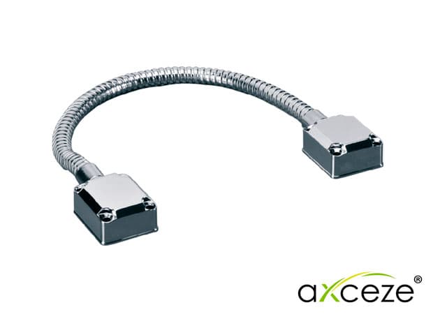 PASACABLES METALICO AXECEZE AX-LOOP20 INSTALACION SOBREPUESTO DIAMETRO DE 12.7MM IDEAL PARA PROTEGER CABLES EN ZONAS DE POSIBLE APLASTAMIENTO - Miniatura 2