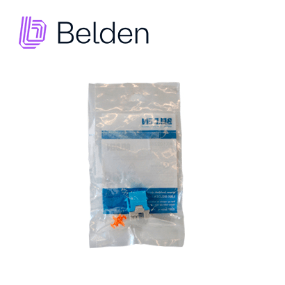 CONECTOR MODULAR JACK CAT6A RJ45 BELDEN AX102288 / KEYCONNECT / INTERIOR / AZUL CLARO / PIEZA - Miniatura 6