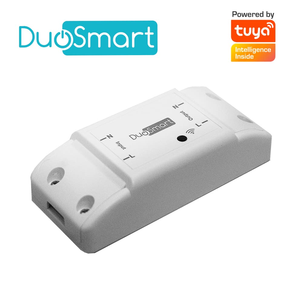 INTERRUPTOR DE CORRIENTE INTELIGENTE DUOSMART B10 CON FUNCION ON/OFF WIFI 2.4 GHZ COMPATIBLE CON ALEXA  GOOGLE HOME  Y APP DUOSMART - Miniatura 2