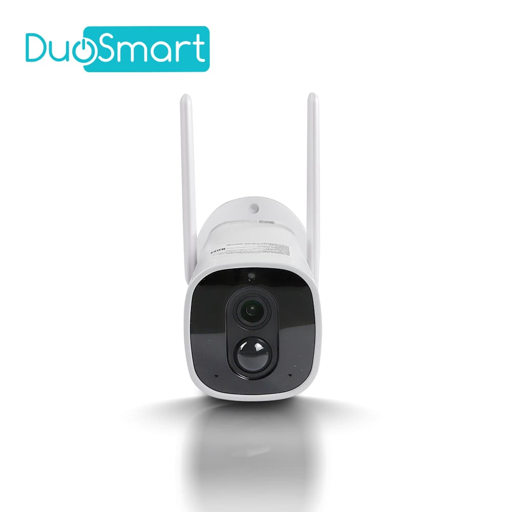 CAMARA INTELIGENTE 100 POR CIENTO INALAMBRICA DUOSMART E41 WIFI 2.4 GHZ 3MP COMPATIBLE CON APP DUOSMART CON BATERIA RECARGABLE INTEGRADA DE LARGA DURACION CON AUDIO BIDIRECCIONAL GRABACION POR DETECCION DE MOVIMIENTO EN MICROSD DE HASTA 128GB (NO INC - Miniatura 4