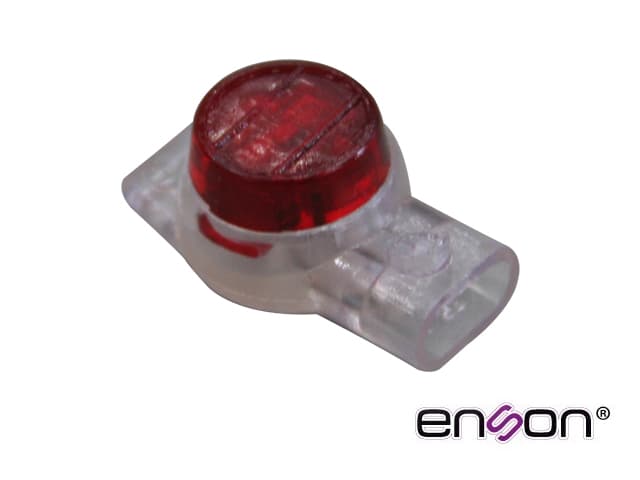 CONECTOR UR DE 1.67MM ENSON ENS-CUR167 DISEÑADO PARA EMPALME DE ALAMBRE TELEFONICO Y UTP, PAQUETE DE 100PZAS - Miniatura 2