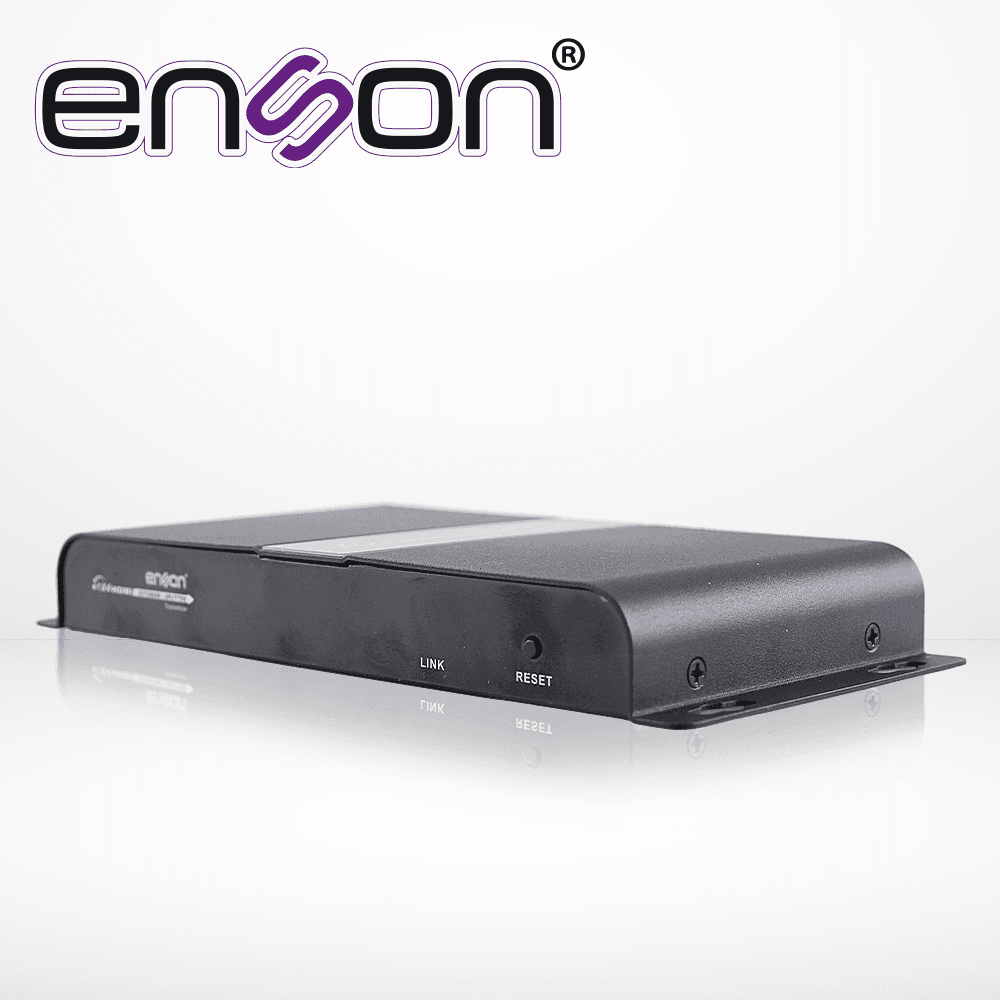 DISTRIBUIDOR EXTENSOR HDMI ENSON ENS-EX704 CON 4 EXTENSORES DE HASTA 40MTS CON CABLE 100% COBRE CAT6 A 1080P SALIDA HDMI LOCAL HDMI-LOOP Y CONTROL DE IR - Miniatura 4