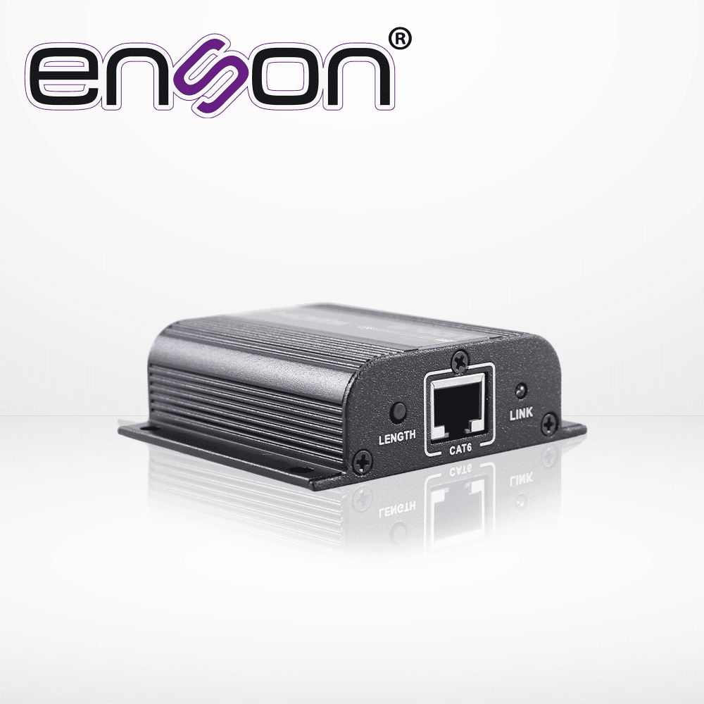 DISTRIBUIDOR EXTENSOR HDMI ENSON ENS-EX704 CON 4 EXTENSORES DE HASTA 40MTS CON CABLE 100% COBRE CAT6 A 1080P SALIDA HDMI LOCAL HDMI-LOOP Y CONTROL DE IR - Miniatura 6