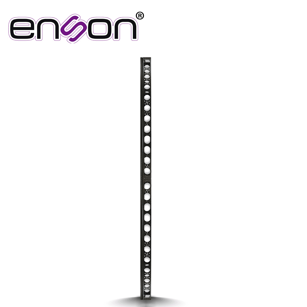 ORGANIZADOR VERTICAL ENSON ENS-VM25U PARA RACK DE 25UR CON VENTANAS DE ACCESO DE CABLEADO FABRICADO EN METAL TAPA REMOVIBLE PARA MEJOR ACCESO - Miniatura 3