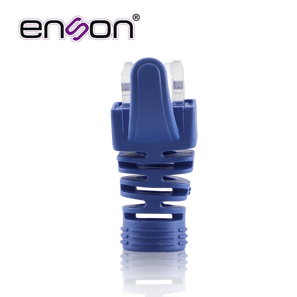 BOTA PARA CABLE UTP ENSON EPRO-BOOT-BL COLOR AZUL IDEAL PARA EL TERMINADO Y CUIDADO DEL REMATADO, COMPATIBLE CON CAT5E/6/6A Y CON PLUGS ENSON EPRO-PLUG - Miniatura 3