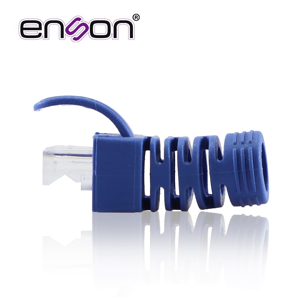 BOTA PARA CABLE UTP ENSON EPRO-BOOT-BL COLOR AZUL IDEAL PARA EL TERMINADO Y CUIDADO DEL REMATADO, COMPATIBLE CON CAT5E/6/6A Y CON PLUGS ENSON EPRO-PLUG - Miniatura 4