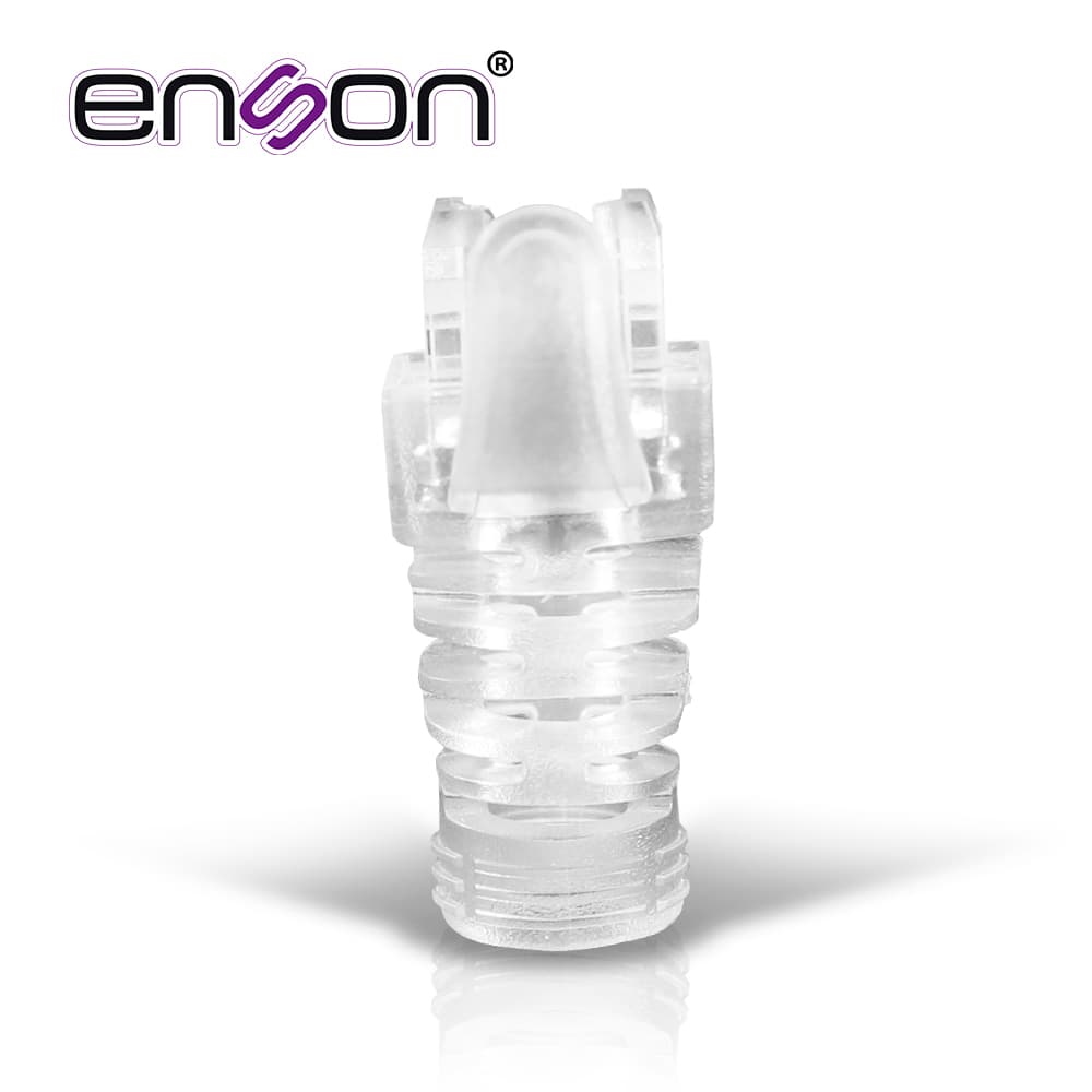 BOTA PARA CABLE UTP ENSON EPRO-BOOT-CL TRANSPARENTE IDEAL PARA EL TERMINADO Y CUIDADO DEL REMATADO, COMPATIBLE CON CAT5E/6/6A Y CON PLUGS ENSON EPRO-PLUG - Miniatura 3