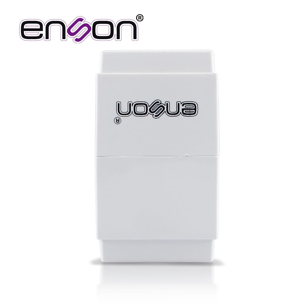 COPLE RJ45 ENSON EPRO-COP6 HEMBRA-HEMBRA CAT6 IDEAL PARA UNIR DE DOS SEGMENTOS DE CABLE UTP YA TERMINADOS - Miniatura 4