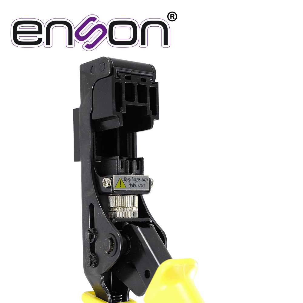 PINZA REMATADORA ENSON EPRO-JACKTOOL SERIE EPRO, DISEÑADA PARA EL REMATADO CON JACK FACIL PONCHADO SERIE EPRO, PONCHA JACKS RJ45, CUENTA CON GUILLOTINA QUE CORTA EL EXCESO DE CABLE UTP, LO CUAL AGILIZA Y AHORRA TIEMPO EN PROYECTOS - Miniatura 4