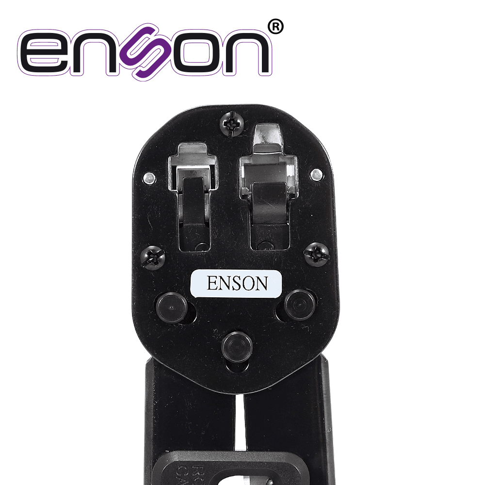 PINZA PONCHADORA ENSON EPRO-PLUGTOOL SERIE EPRO, DISEÑADA PARA EL PONCHADO CON PLUG FACIL PONCHADO SERIE EPRO, PONCHA PLUGS RJ45 Y RJ11, CUENTA CON GUILLOTINA QUE CORTA EL EXCESO DE CABLE UTP, LO CUAL AGILIZA Y AHORRA TIEMPO EN PROYECTOS - Miniatura 4