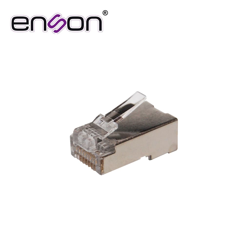 PLUG FACIL PONCHADO BLINDADO ENSON EPRO-SPLUG6-50 BOTE DE 50 PZS PARA CABLE UTP CAT6 CON SISTEMA DE PASO DE CABLES PASSTRU QUE FACILITA EL PONCHADO DE CABLE UTP YA QUE SE PUEDE IDENTIFICAR ERRORES DE MANERA MAS FACIL, REQUIERE USO DE PINZAS EPRO-PLUG - Miniatura 3