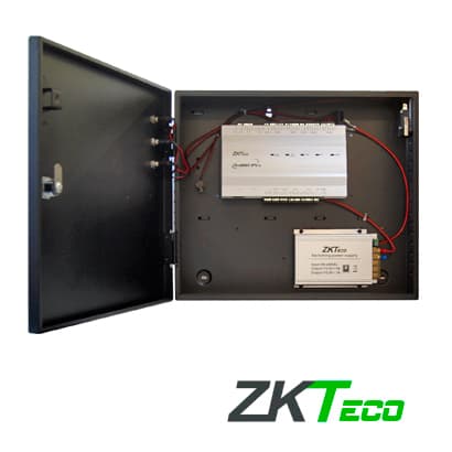 PANEL DE CONTROL DE ACCESO AVANZADO GREENLABEL ZKTECO INBIO260PROBOX KIT GABINETE Y FUENTE 2 PUERTAS  4 LECTORAS  20,000 HUELLAS,  60,000 TARJETAS,  100,000 REGISTROS TCPIP/RS485/ 2 IN AUXILIARES 2 OUT AUXILIARES COMPATIBLE CON LECTORAS KR502E, KR502 - Miniatura 2