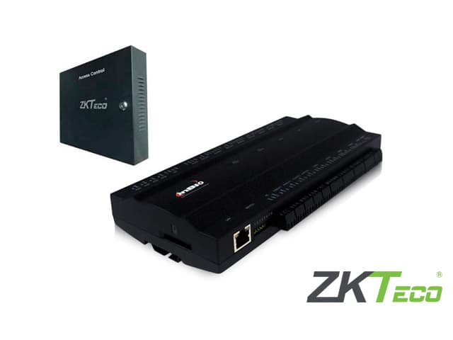 PANEL DE CONTROL DE ACCESO AVANZADO ZKTECO INBIO460BOX KIT GABINETE Y FUENTE DE ALIMENTACION/4PUERTAS/4LECTORAS/WG/8-LECTORAS-RS485/3000HUELLAS/30,000 TARJETAS/100,000REGISTROS TCPIP/RS485/4 ENTRADAS Y SALIDAS AUX/ COMPATIBLE CON EL SOFTWARE SIN COST - Miniatura 2