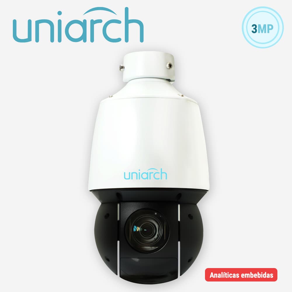 CAMARA IP PTZ UNIARCH IPC-P413-X20K / 3MP / ULTRA265/ LENTE MOTORIZADO 5-100 MM / WDR / ZOOM 20X / IR 100M / POE AT / 12VCD / ANALITICAS DE VIDEO DETECCION FACIAL / SIP / CONTEO DE PERSONAS / AUTOTRACKING / HASTA 1024 PRESETS / PATRULLAJE/CRUCERO / R - Miniatura 2