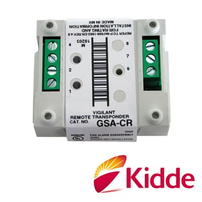 MODULO RELEVADOR VIGILANT GSA-CR CON DIRECCION ELECTRONICA (SIN SWITCHES) CONTACTOS DE SALIDA NORMALMENTE ABIERTO Y NORMALMENTE CERRADO, SE INTEGRA POR MEDIO DE LOS LAZOS DE COMUNICACION SLC A LOS PANELES VS1 Y VS4 DE KIDDE, LISTADO UL, ULC, CSFM, ME - Miniatura 2
