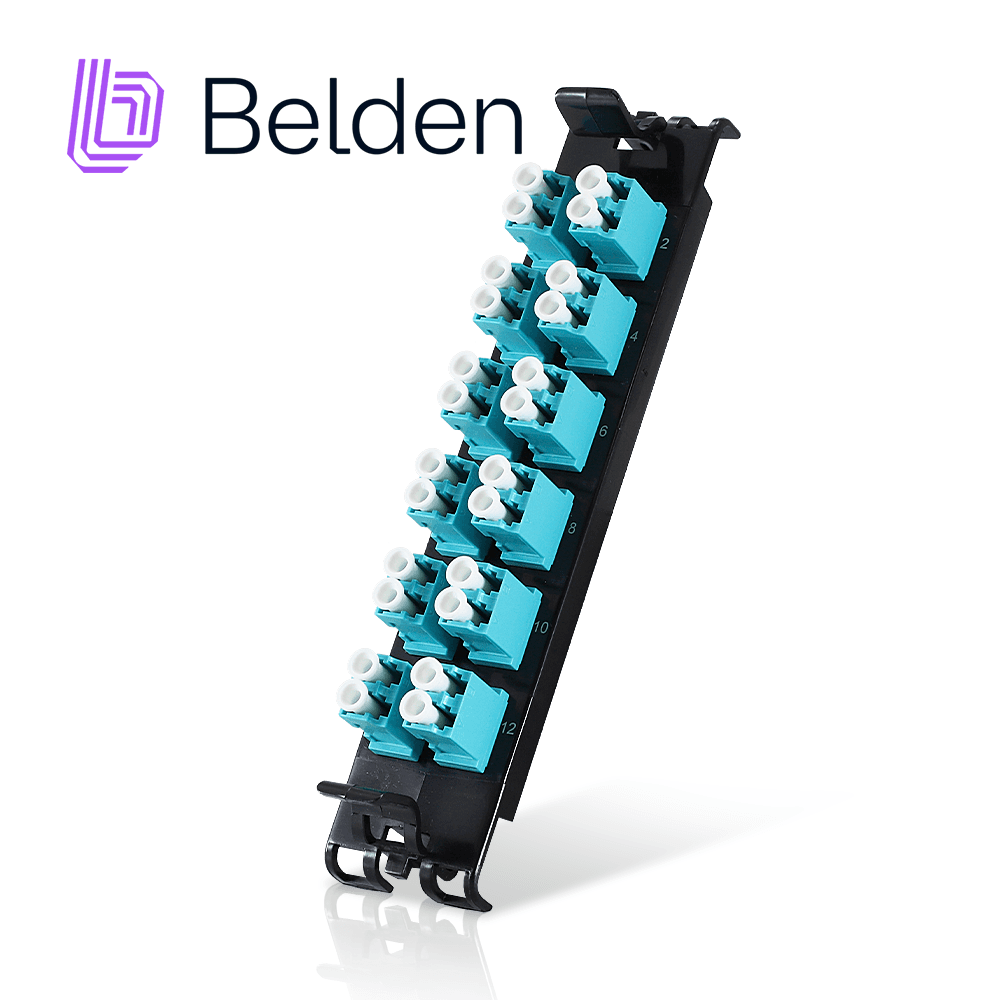 FRAME FX ECX MULTIMODO BELDEN FF3X12LD / OM3 / AQUA / LC DUPLEX / 12 PUERTOS - Miniatura 2