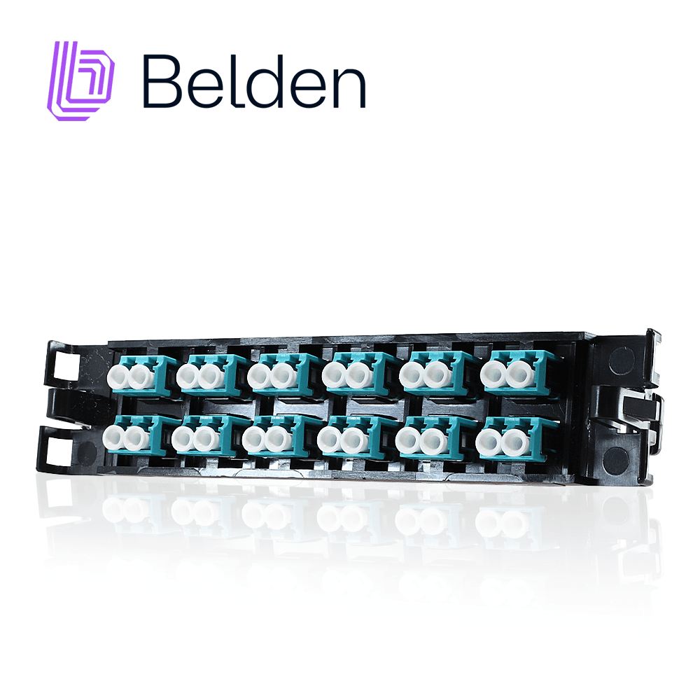 FRAME FX ECX MULTIMODO BELDEN FF3X12LD / OM3 / AQUA / LC DUPLEX / 12 PUERTOS - Miniatura 3