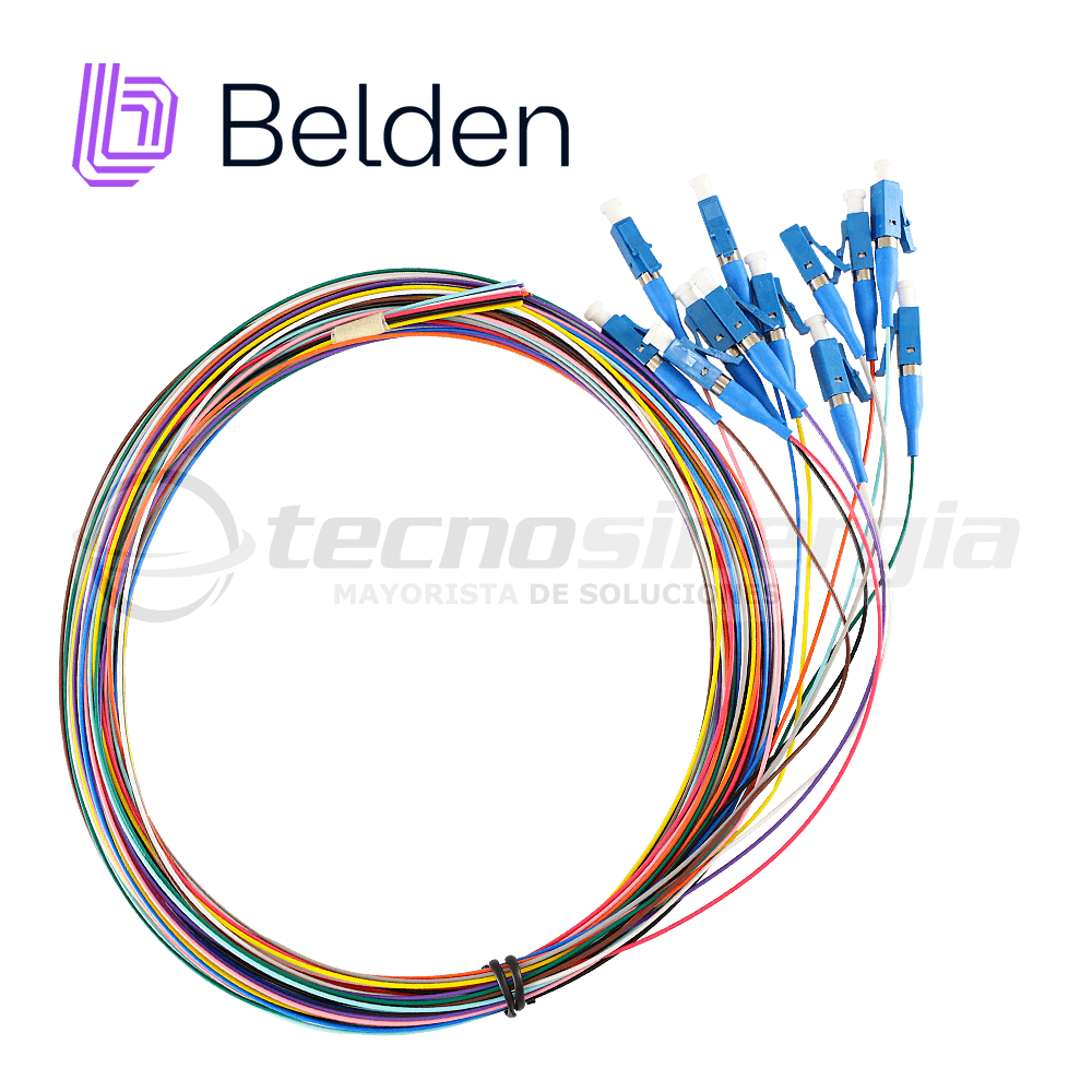 KIT PIGTAIL FIBRA BELDEN FTSLC900PR12 MONOMODO LC SIMPLEX OS2 INCLUYE 12PZAS - Miniatura 2