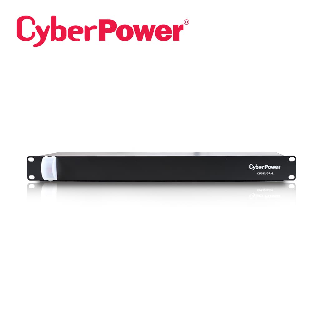 PDU CYBERPOWER CP1215RM BASICO PARA DISTRIBUCION DE ENERGIA 10 CONTACTOS NEMA 5-15R 1UR 15 AMP 120 VCA - Miniatura 3