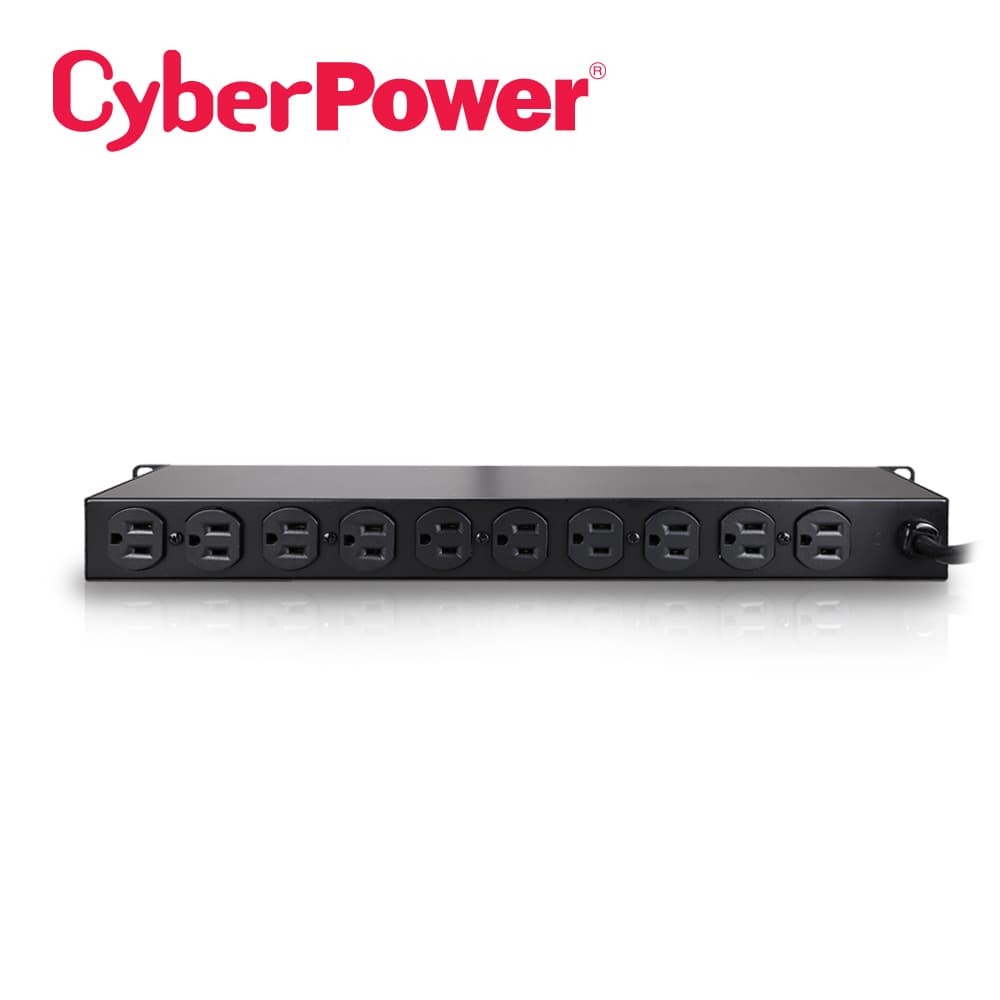 PDU CYBERPOWER CP1215RM BASICO PARA DISTRIBUCION DE ENERGIA 10 CONTACTOS NEMA 5-15R 1UR 15 AMP 120 VCA - Miniatura 4