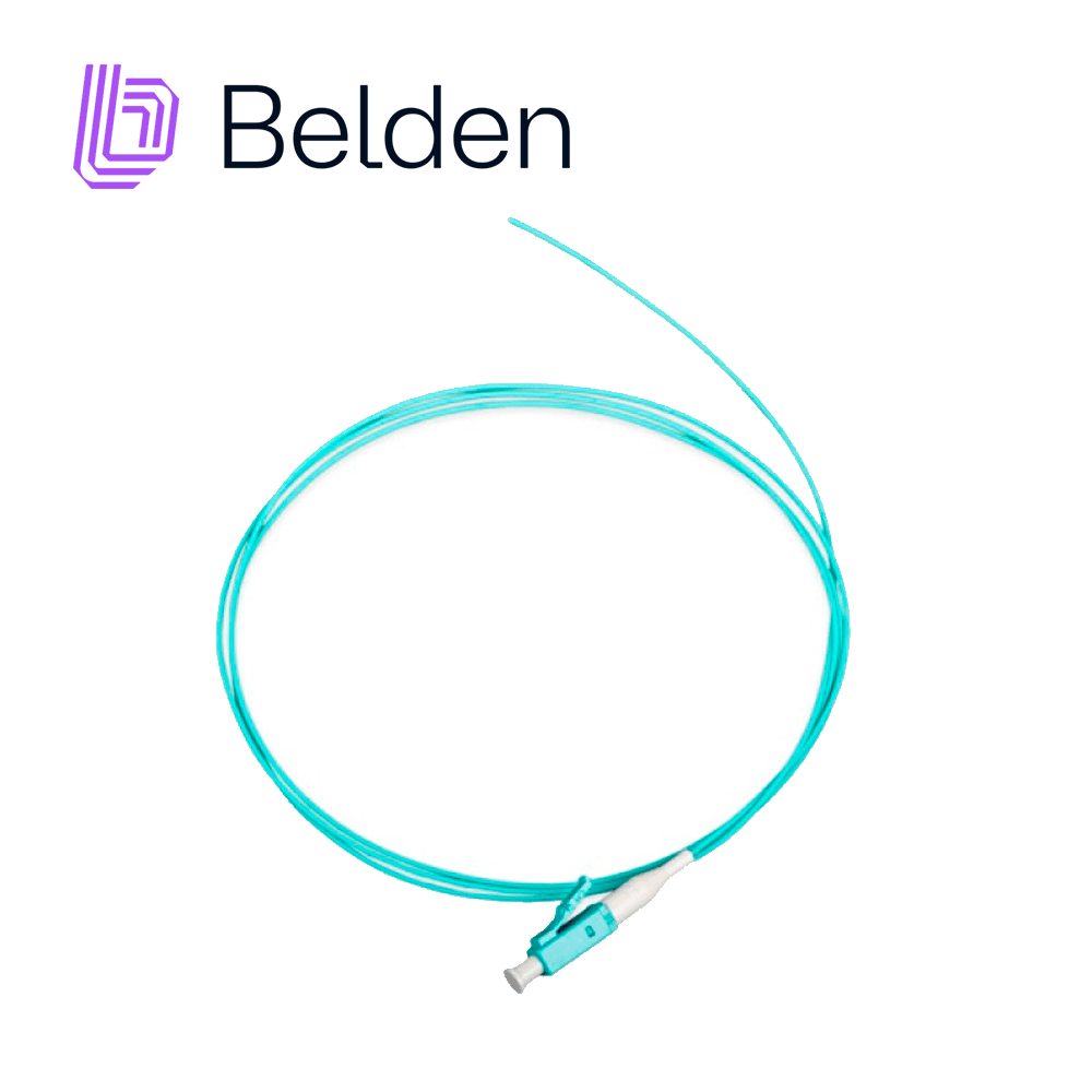 CONECTOR PIGTAIL MULTIMODO BELDEN FT3LC900PS01 / OM3 / AQUA / LC SIMPLEX / 2 METROS - Miniatura 2