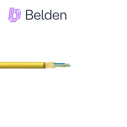 FIBRA OPTICA BELDEN FISD006R9 / INTERIOR / AMARILLO / OS2 / 6 HILOS / FORRO PVC / OFNR / BOBINA / 3,280 PIES 1,000 METROS - Miniatura 2