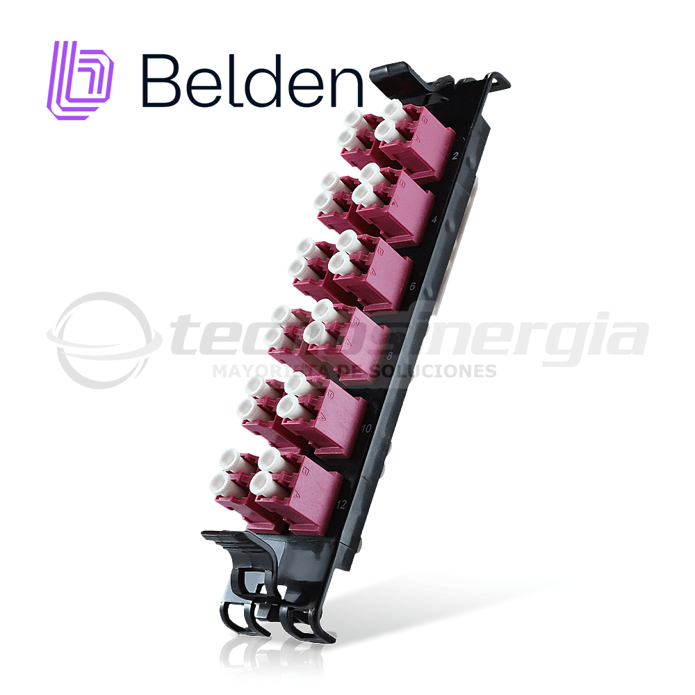 FRAME FX ECX MULTIMODO BELDEN FF4X12LD / OM4 / ERIKA VIOLETA / LC DUPLEX / 12 PUERTOS - Miniatura 2