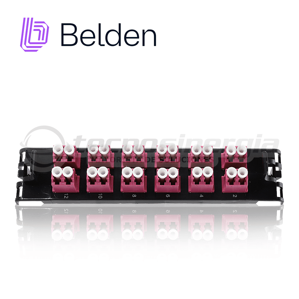 FRAME FX ECX MULTIMODO BELDEN FF4X12LD / OM4 / ERIKA VIOLETA / LC DUPLEX / 12 PUERTOS - Miniatura 4