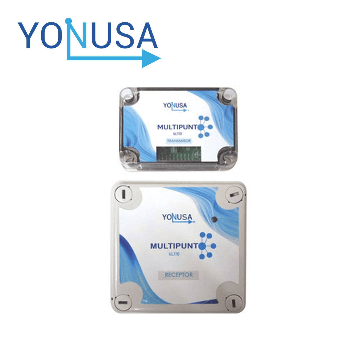 KIT MULTIPUNTO KL110 YONUSA CON CONTROL REMOTO INALAMBRICO PARA ENCENDER / APAGAR HASTA 10 EQUIPOS DISTINTOS A UNA DISTANCIA DE HASTA 1000 METROS. IDEAL PARA DISEÑAR UN SISTEMA DE ALARMA VECINAL INALAMBRICO, ENCENDER MOTORES ELECTRICOS A UNA DISTANCI - Miniatura 2