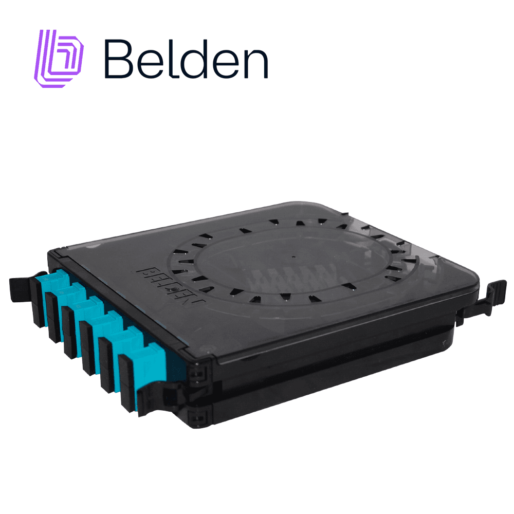 CASSETE BELDEN FC3X06SDFS 6 ADAPTADORES SC 12 HILOS MULTIMODO OM3 - Miniatura 3